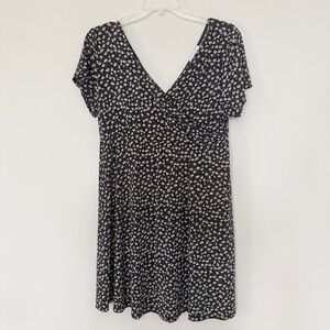 Kaileigh Blue / Yellow Floral Dress Size 1X AN